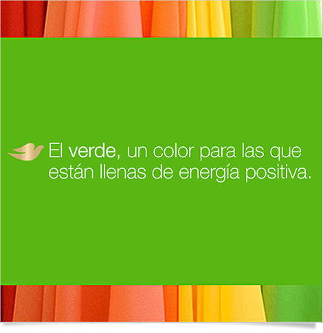 El verde, un color para las que están llenas de energía positiva