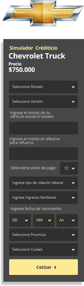 Simulador crediticio