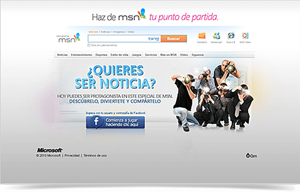 MSN portal