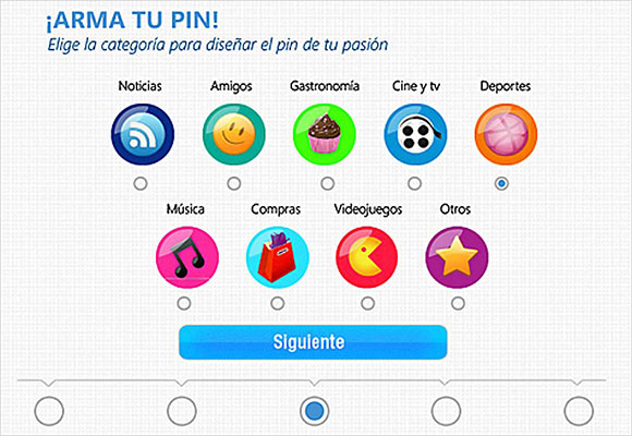 Pantalla ¡ARMA TU PIN!