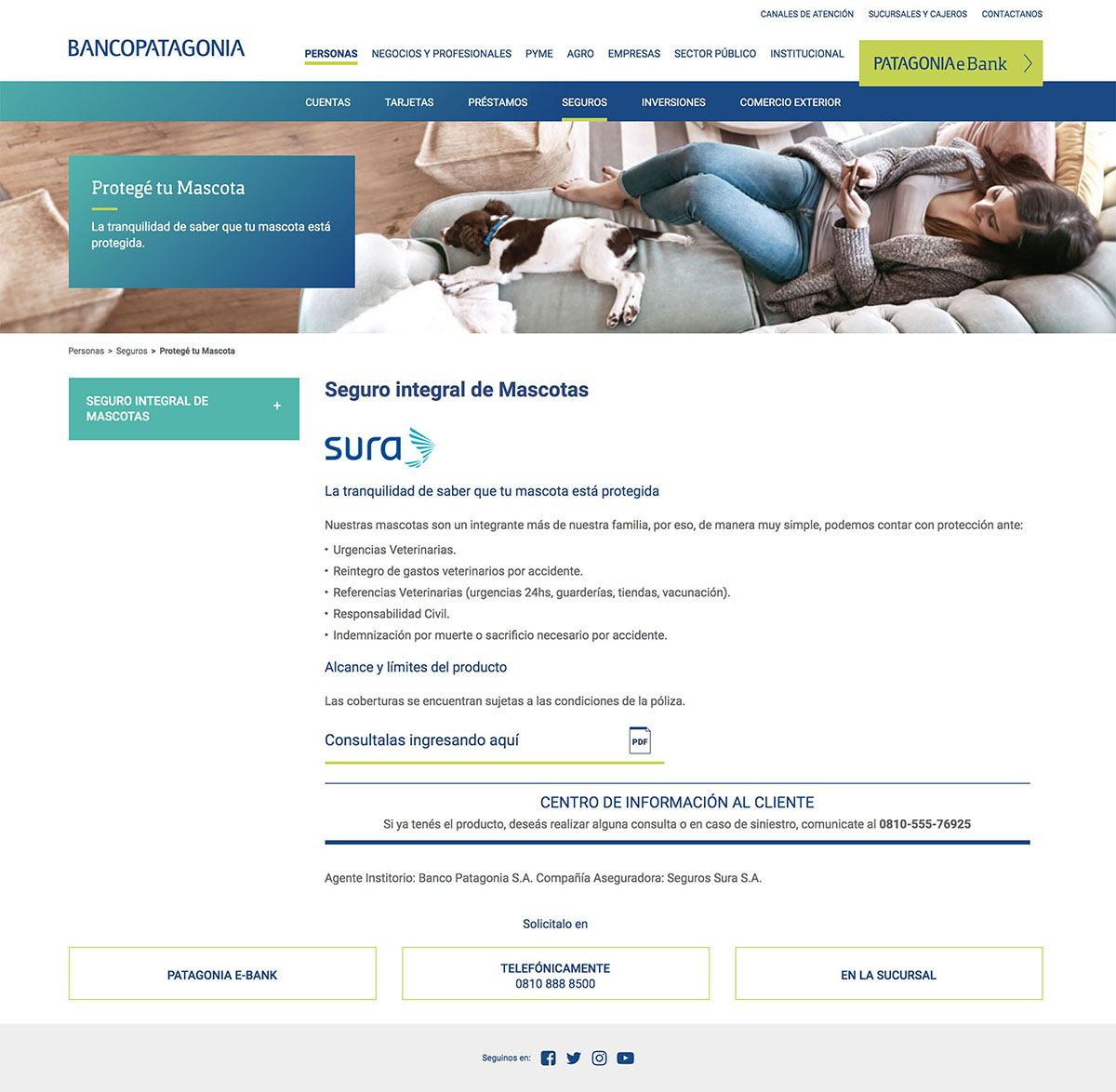 Qm Digital Agency Patagonia Bank Corporate Website